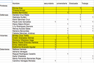 Características de las jugadoras de la selección nacional de fútbol de Costa Rica
