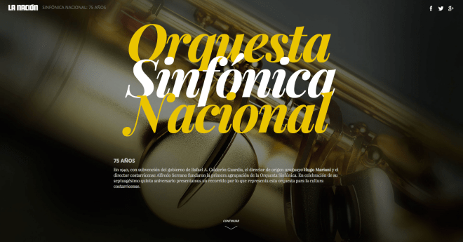 The 75th anniversary of the National Symphonic Orchestra.