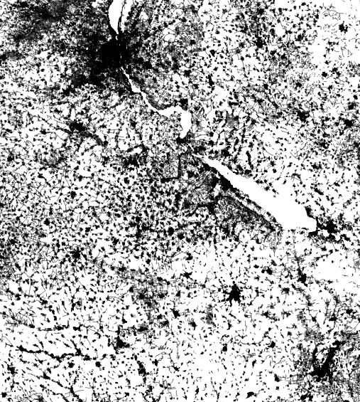 Roads around Kyiv region, Ukraine