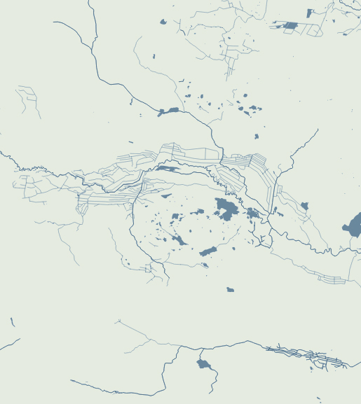 Water canals in Ukraine